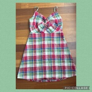 Linen blend sundress